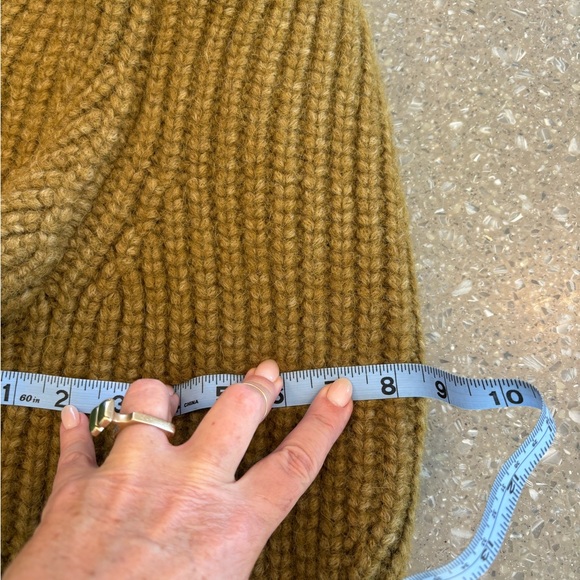 NWT ULLA JOHNSON Greta Wool Knit Cardigan Olive Large - Picture 15 of 16